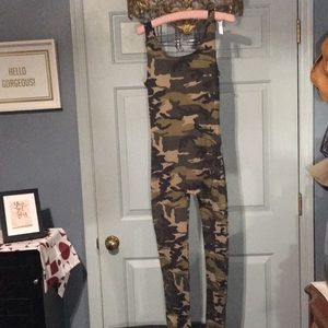 Large Camo body suit